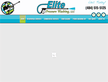 Tablet Screenshot of elitepressurewashing.net